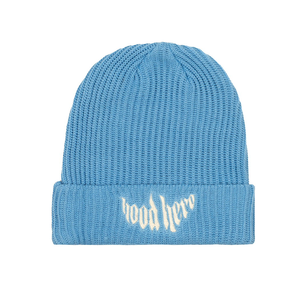 Winter Beanie Street Heart - Blue